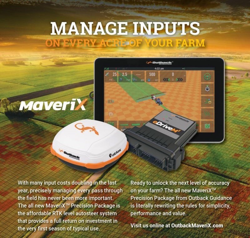 Outback Guidance MaveriX Terminal - Steer Ready