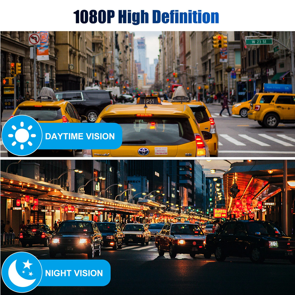Full HD 1080P Dash Cam Car DVR Front or 32G