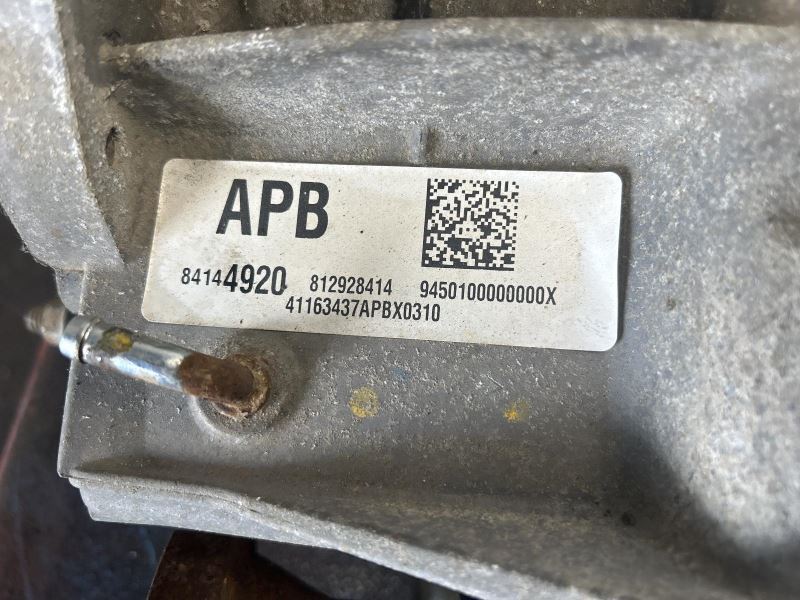 2017-2019 GMC CANYON Transfer Case ID Abm