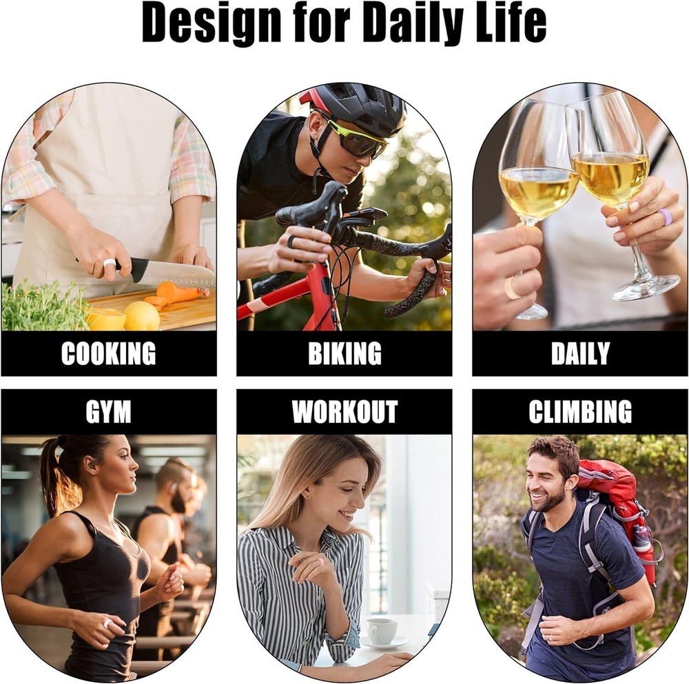 Ring Protector Compatible with Oura Ring, Silicone Scratch Protection Size: S