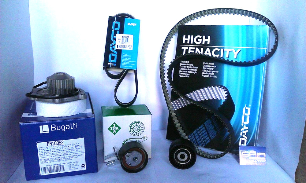 DISTRIBUTION KIT + WATER + SERV BELT FOR CITROEN BERLINGO 1.6HDI 66KW
