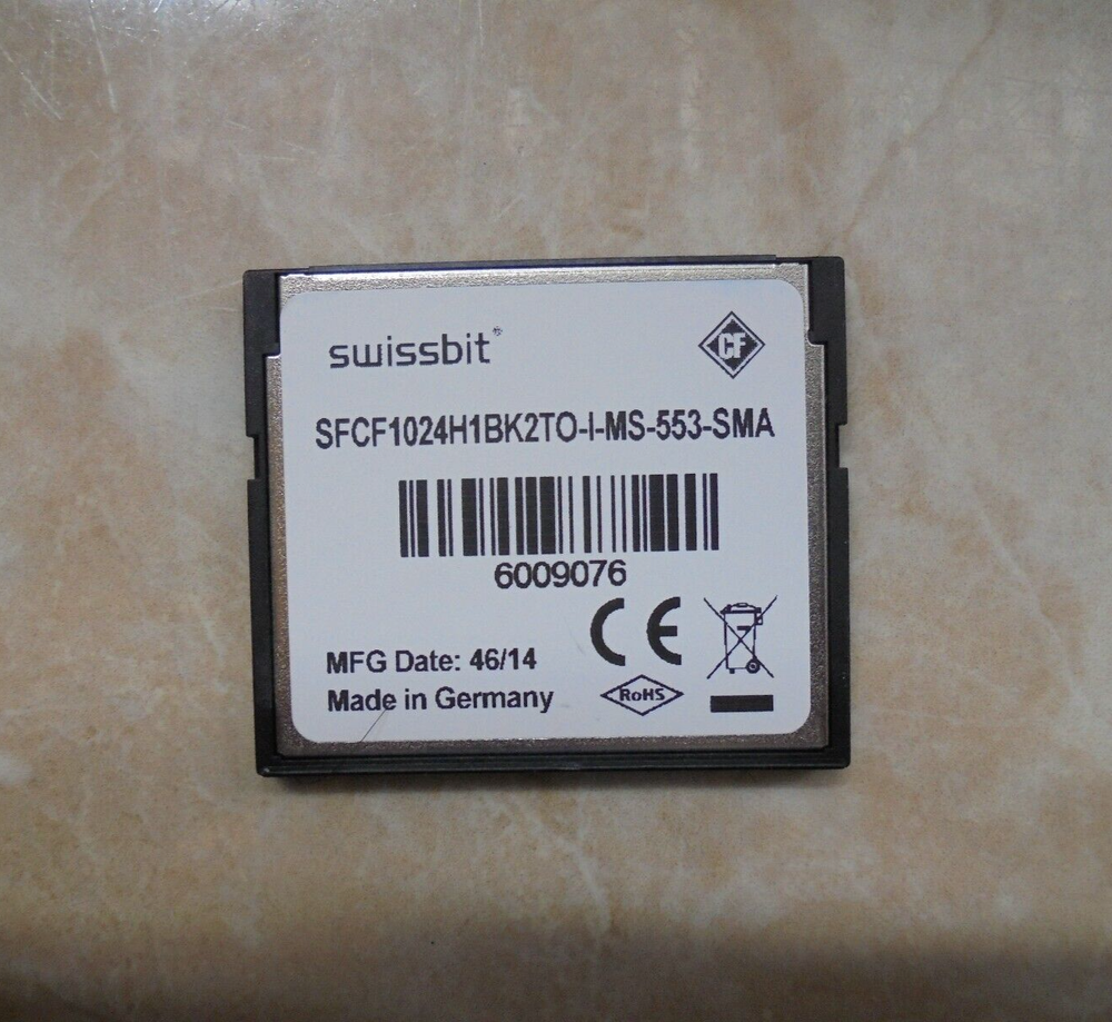 Swissbit 1GB Compact Flash Memory Card