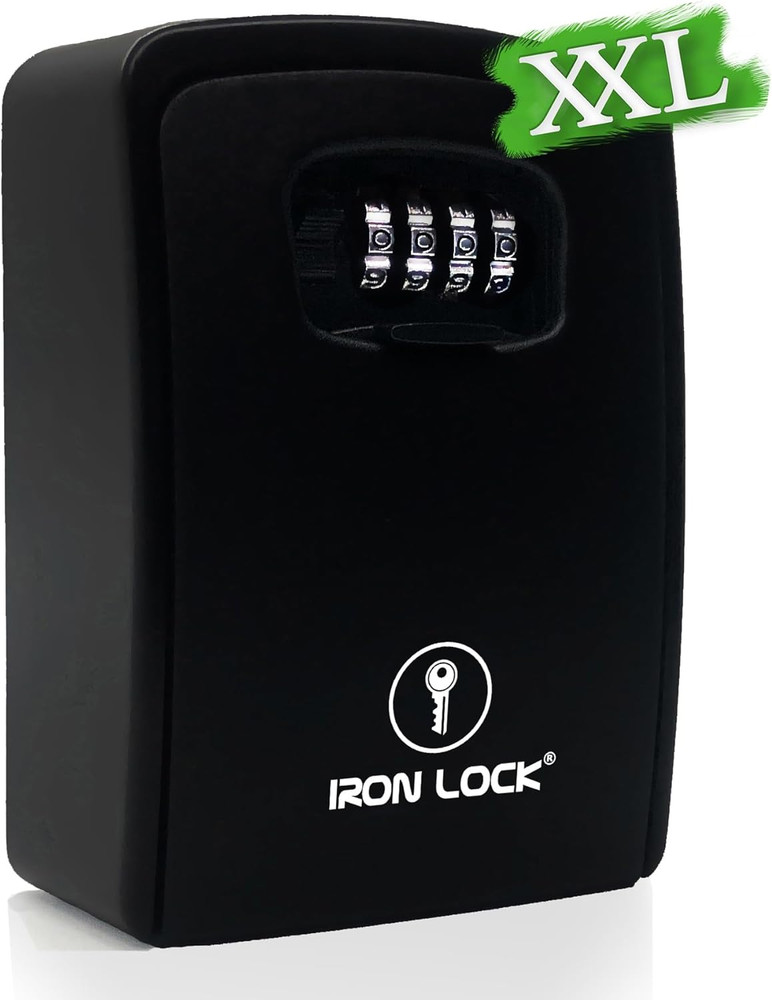 ® - XXL Key Lock Box Wall Mount for Keys 4 Digit Combination