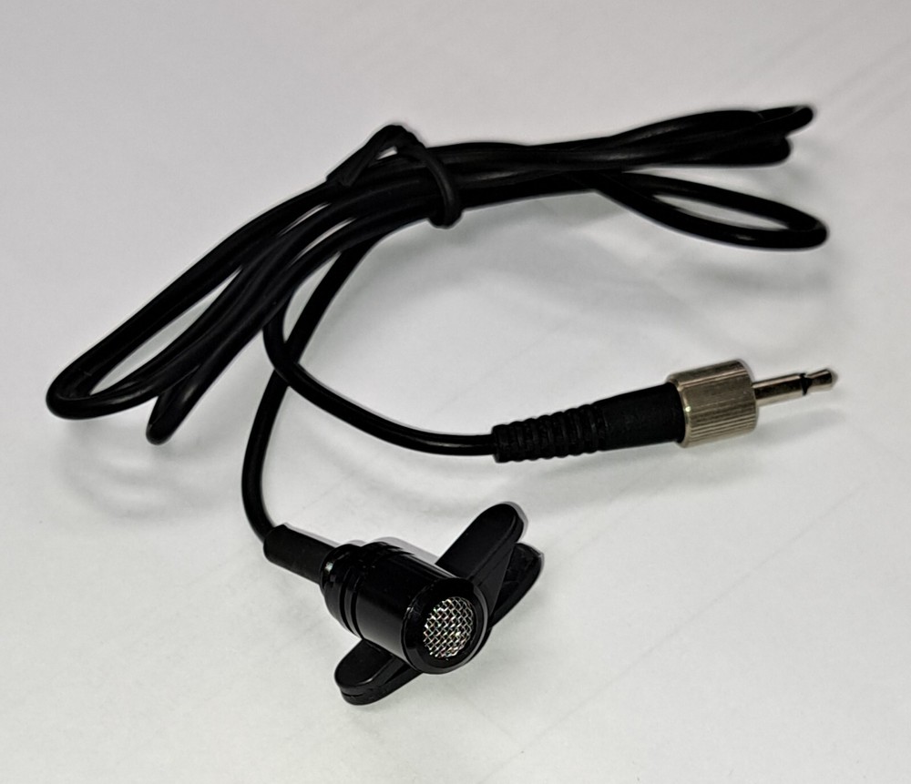 Lavalier Lapel Microphone w/ Screw Lock Connector 3.5mm Mono plug