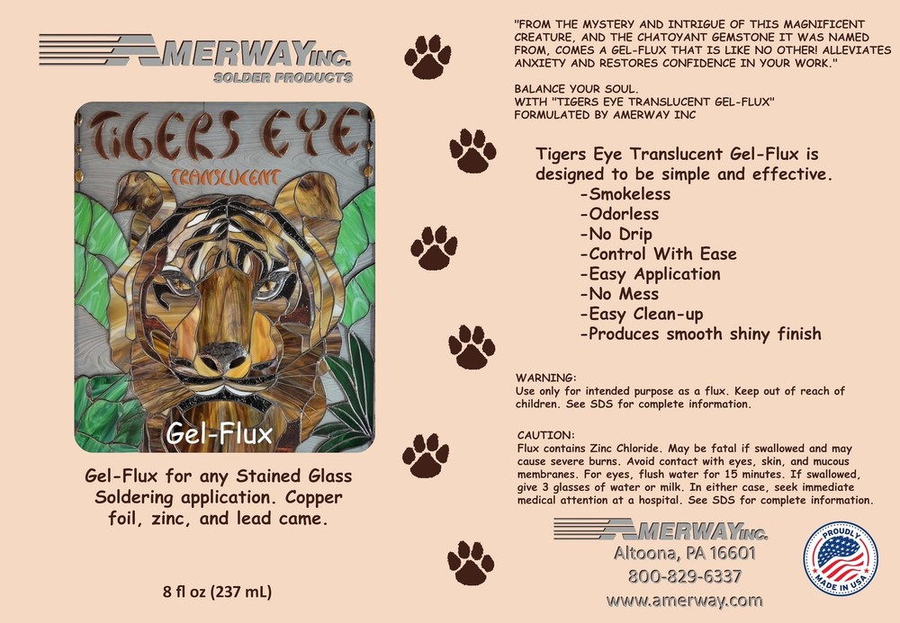 Tiger's Eye Translucent Gel Flux
