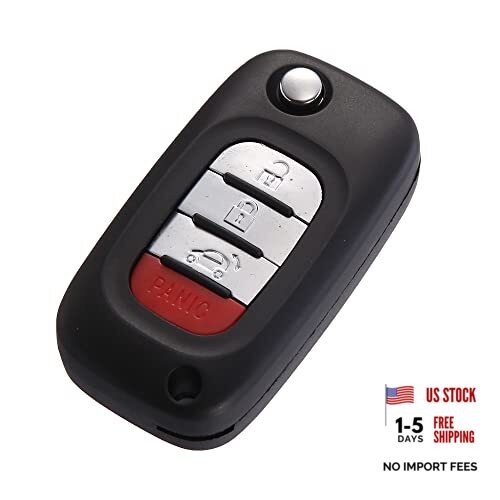 CWTWB1G767 Car Key Fob Shell 4 Button Remote Control Key Case Shell Keyless