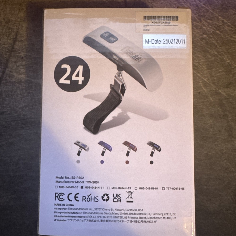 Dr. Meter ES-PS02 Red Display Digital Hanging Scale