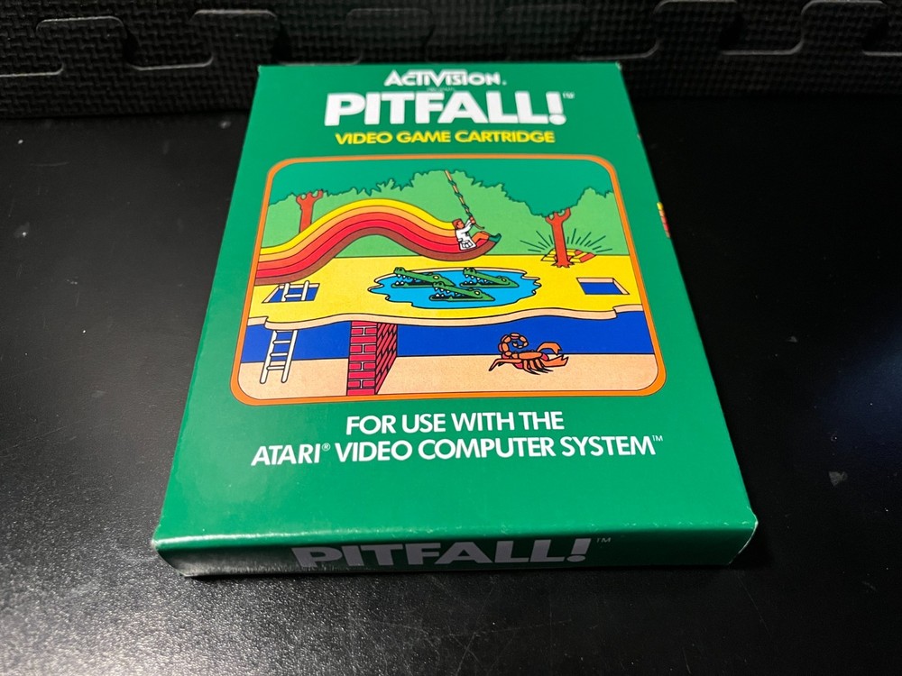 1982 Activision Pitfall - Empty custom design display box