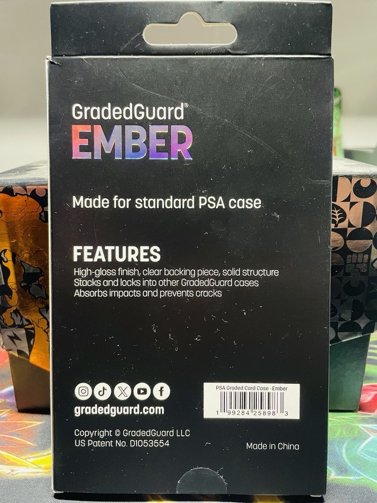 GradedGuard EMBER Limited Edition PSA Card Holder Protector - New/Sealed