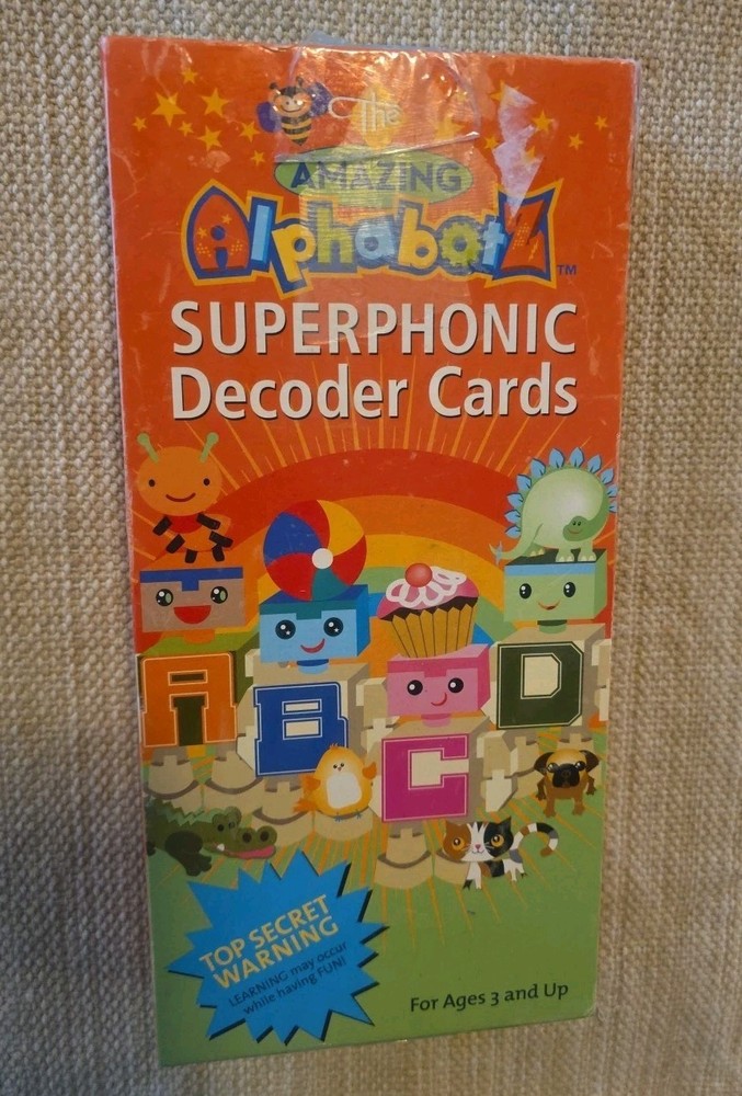 Alphabotz Superphonic Decoder Cards by Patricia (Pat) Vining