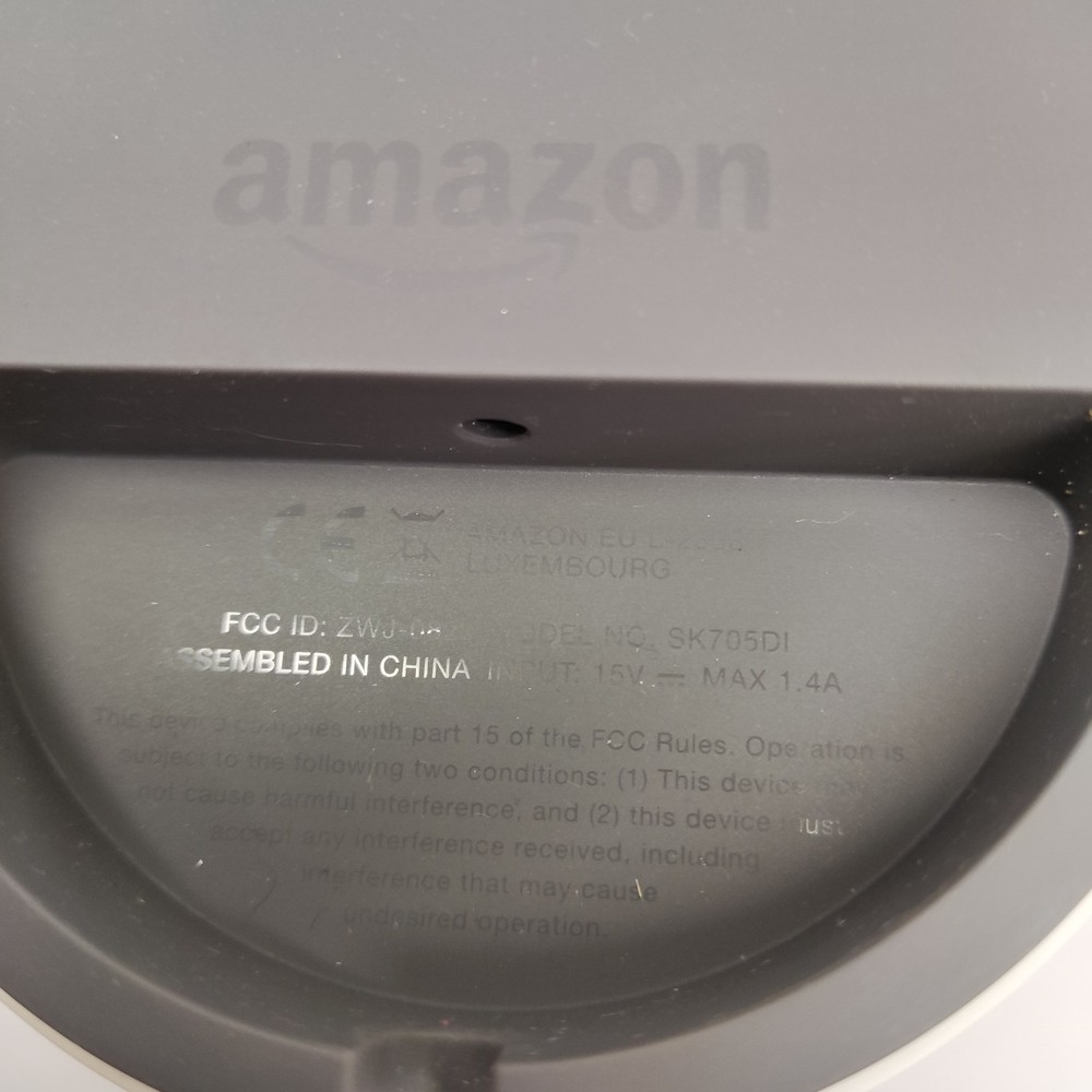 AMAZON ECHO PLUS 1ST GENERATION SMART ASSISTANT ALEXA SPEAKER WHITE SK705DI