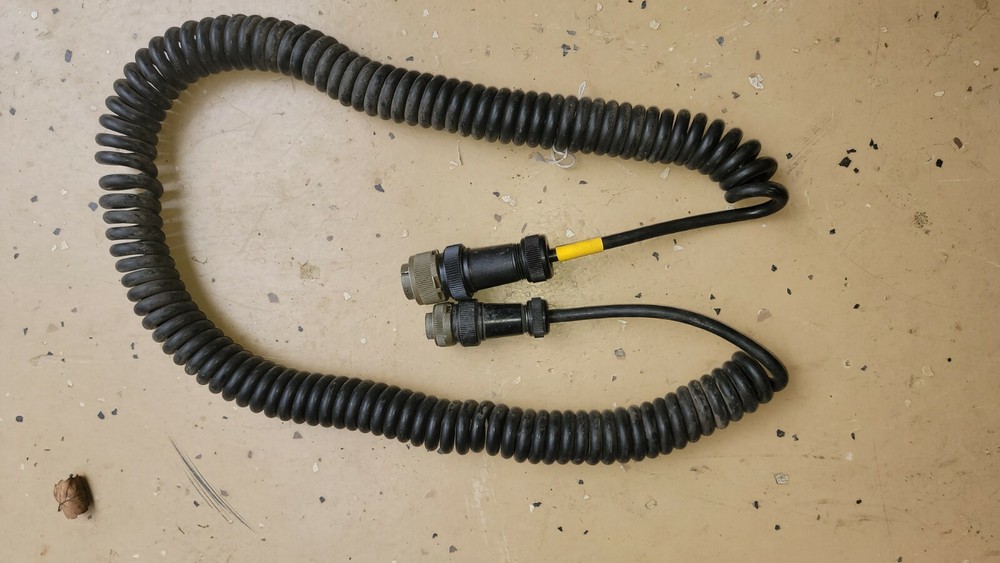 SPECTRA PRECISION TRIMBLE TOPCON LASERPLANE COIL CABLE MACHINE CONTROL - 5 PIN