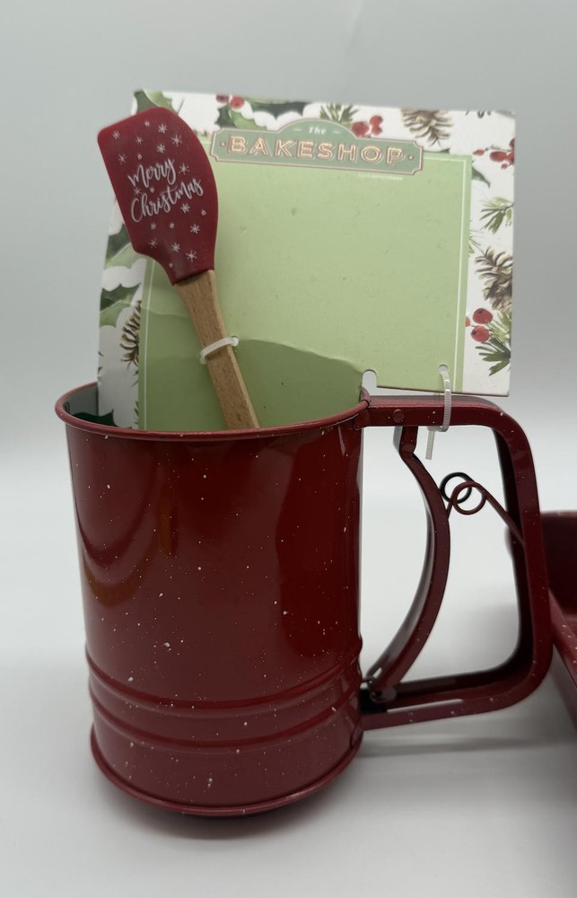 Christmas Baking Set - Flour Sifter, Tray & More! 🎄