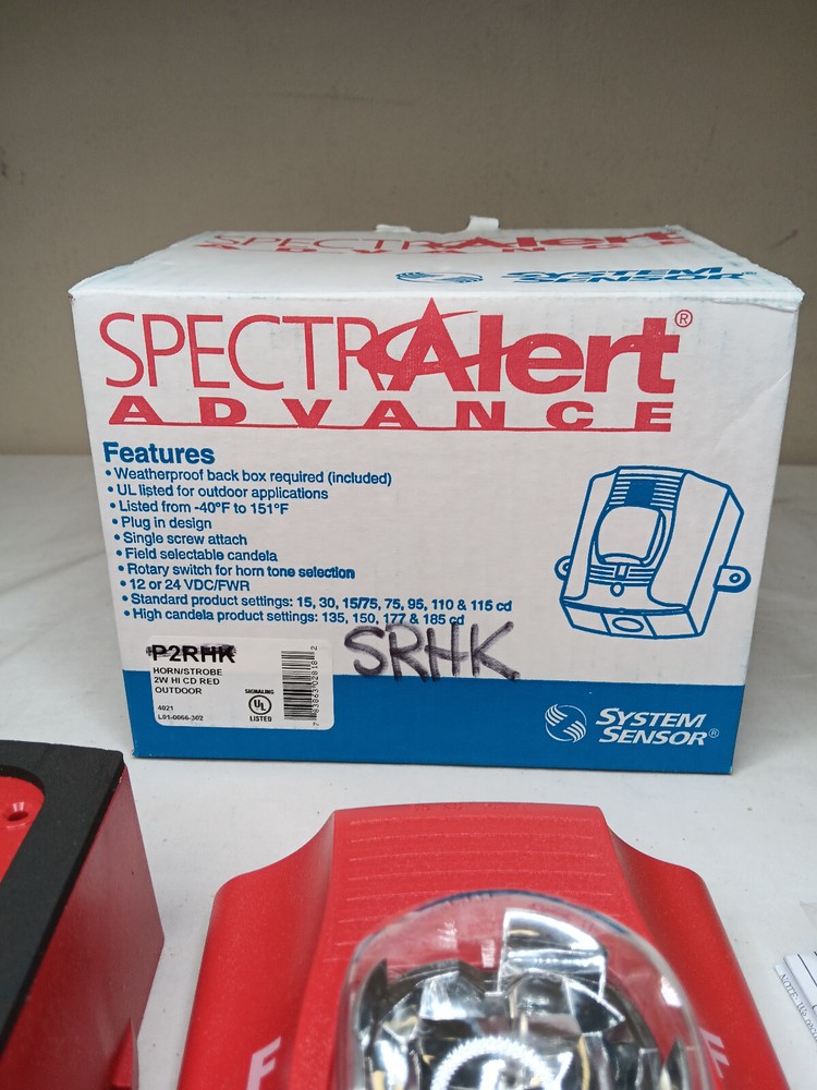 System Sensor SRHK Strobe, High-candela, Outdoor *Wrong Box*