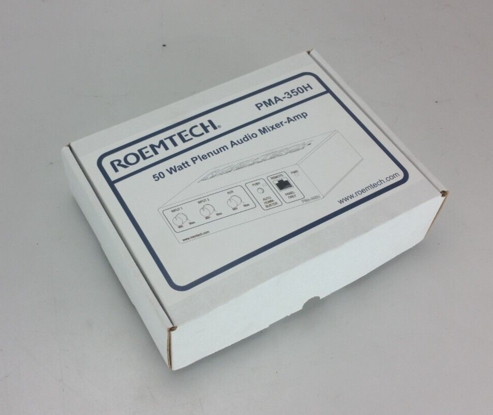 ROEMTECH Plenum Mixer/Amplifier PMA-350H