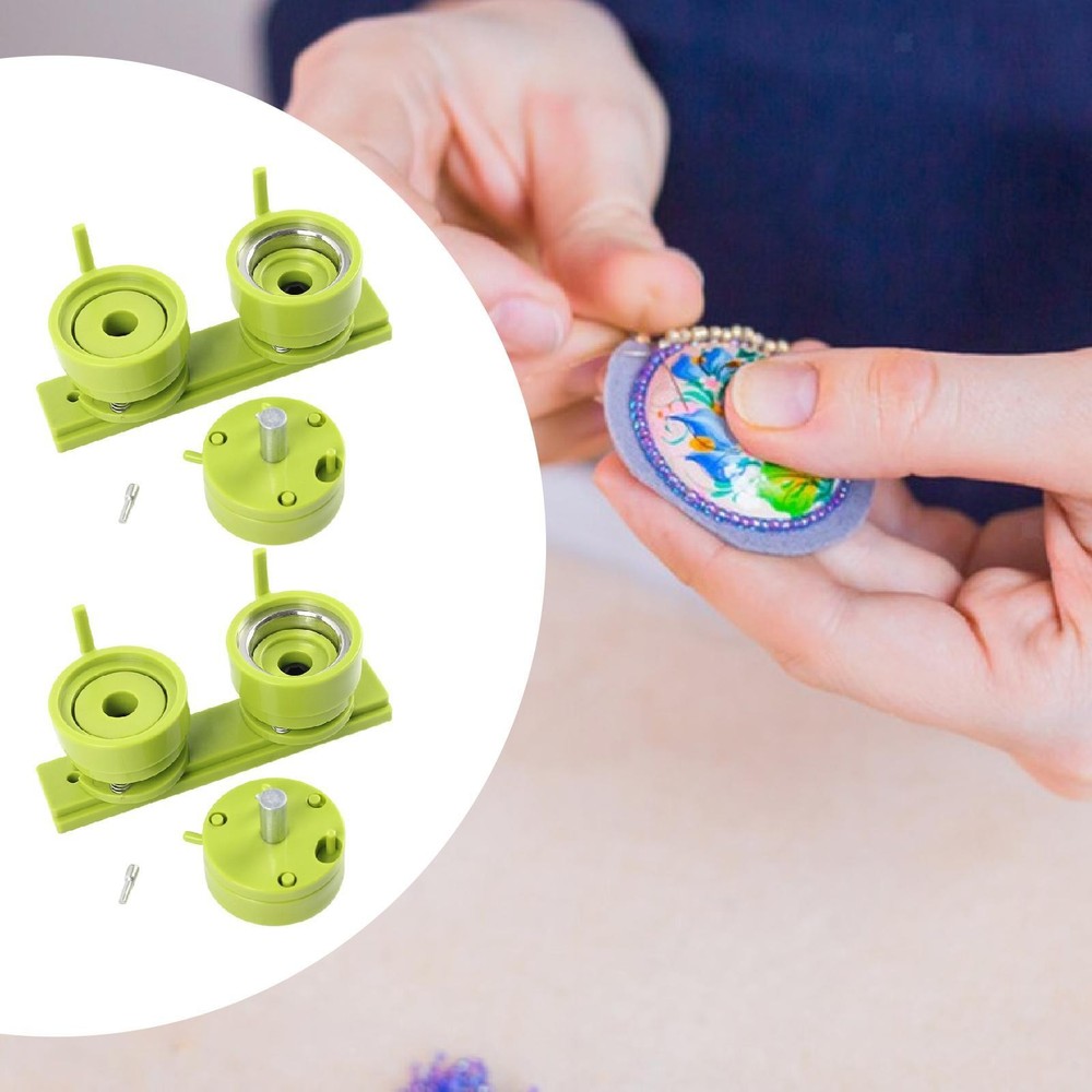 Button Maker Mould Easy to Use Portable Convenient Round Button Making Mould