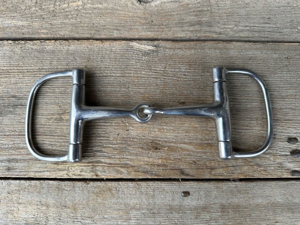 Horse Tack - 4 3/4” D Ring Snaffle Bit