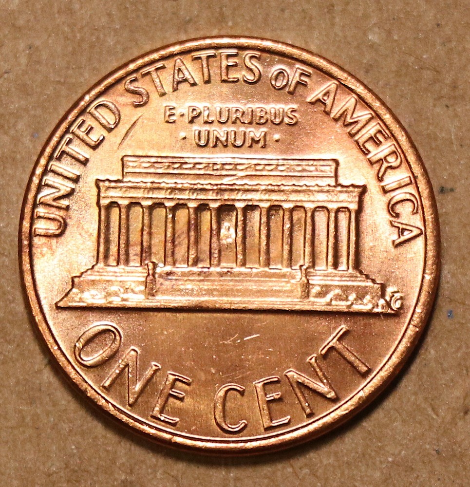 1980 Lincoln Memorial cents BU