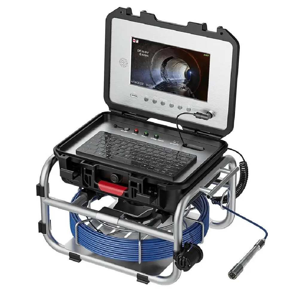 Pipe Sewer Camera 10in Screen 100Ft. 7mm Drain Camera Plumbing