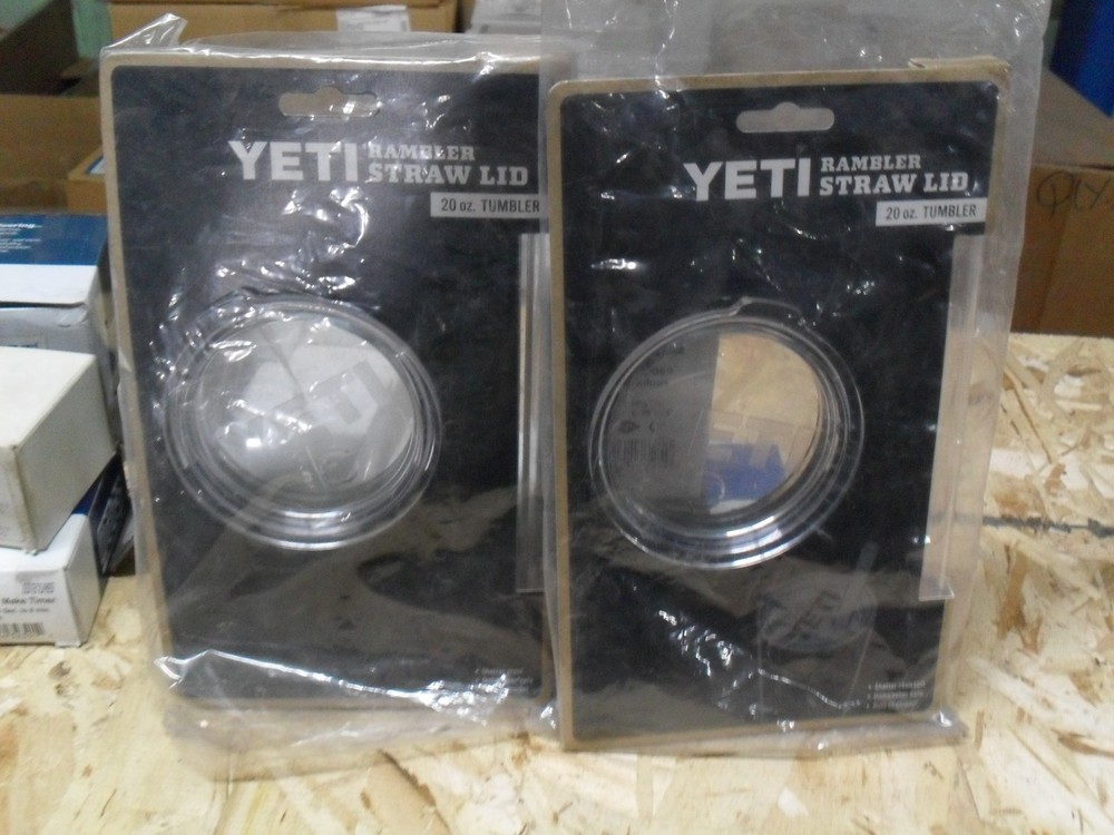 Yeti Rambler straw & lid 20oz x2