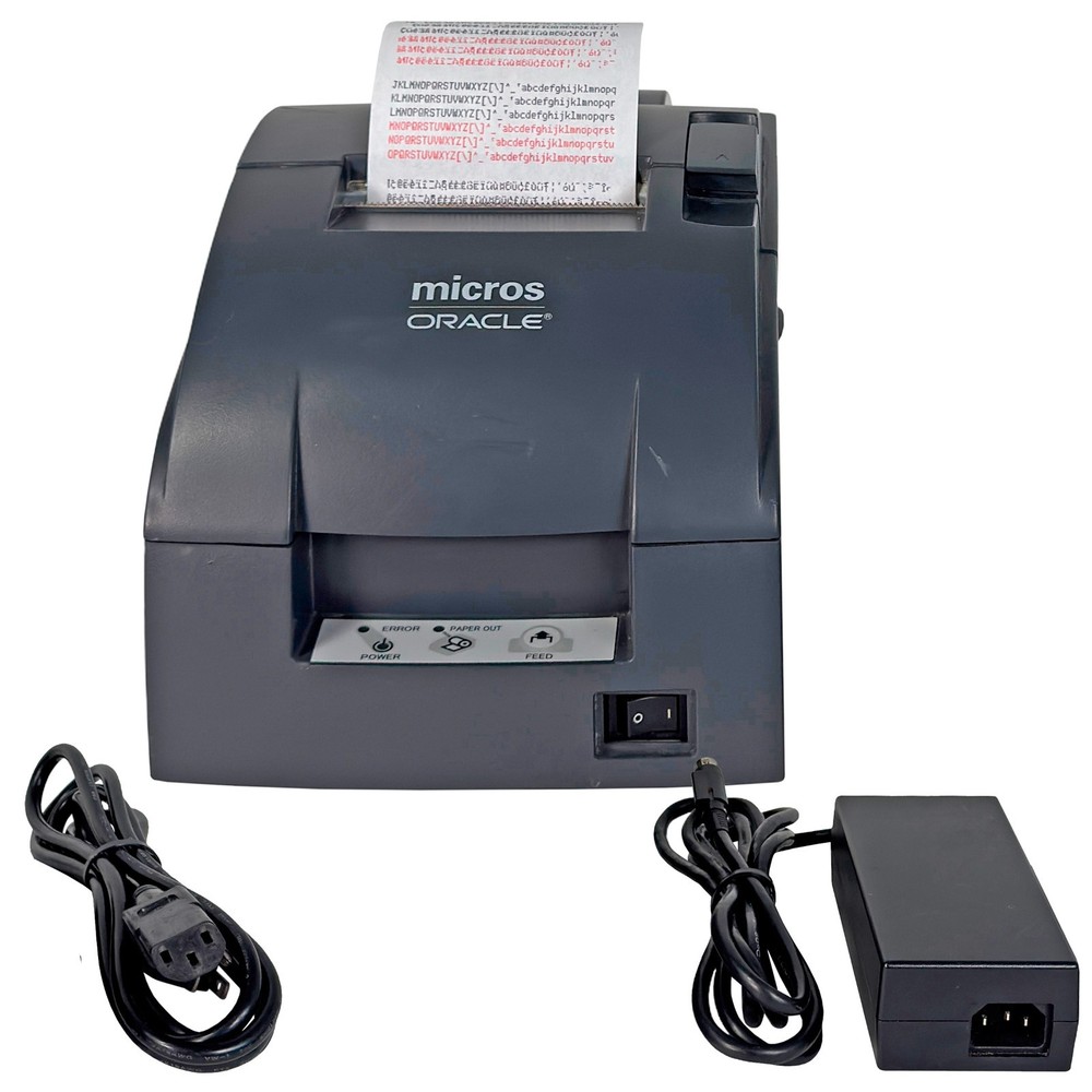 Micros Epson TM-U220P M188B Dot Matrix POS Receipt Kitchen Printer LAN Ethernet