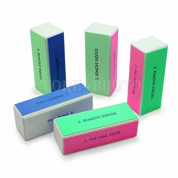New Practical Nail Buffer Polishing Manicur Block File Block Tools Grinding 5PCs