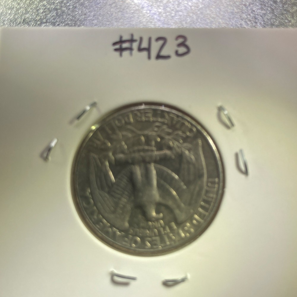 1989 Washington Quarter Denver Repunched Mint Mark