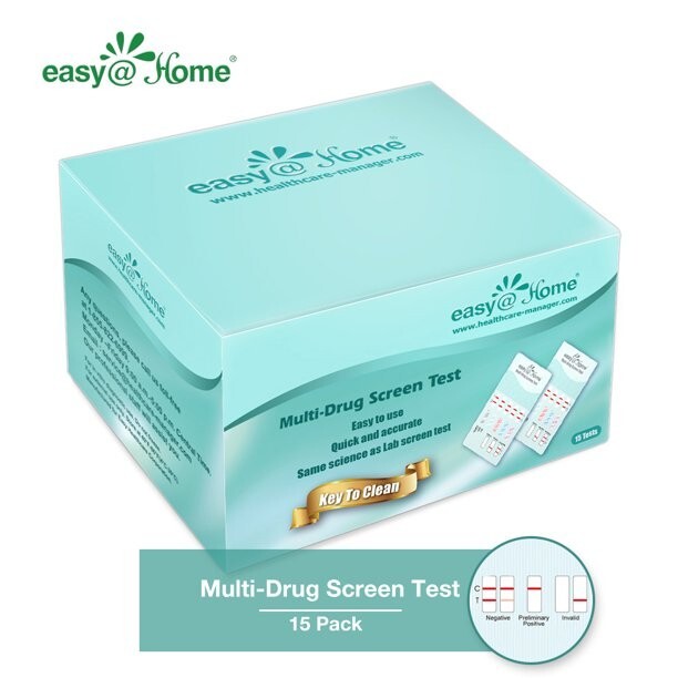 Easy@Home 4 Panel Instant Urine Drug Test EDOAP-144 (15 Pack)