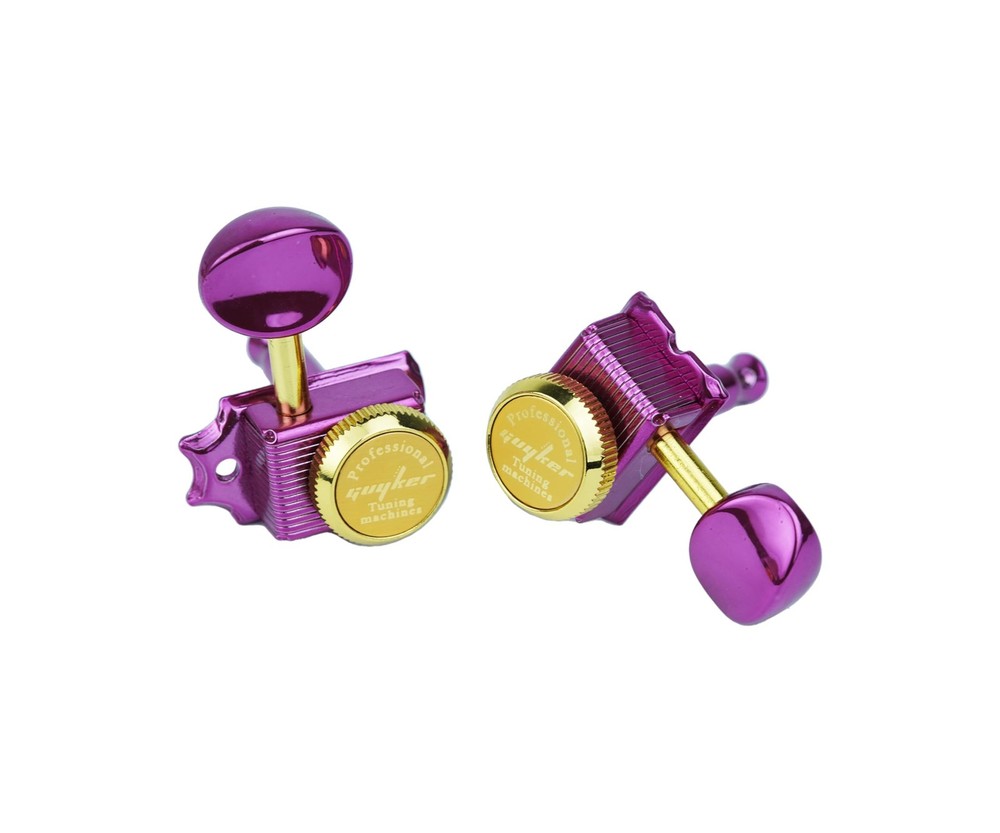 Guyker 6 Inline Vintage Guitar Lock String Tuners – Locking Tuning Key Peg