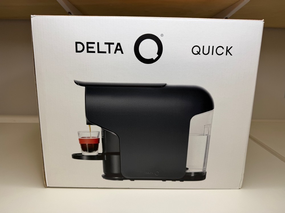 Delta Q Quick Espresso Machine Capsule Brewer Anthracite