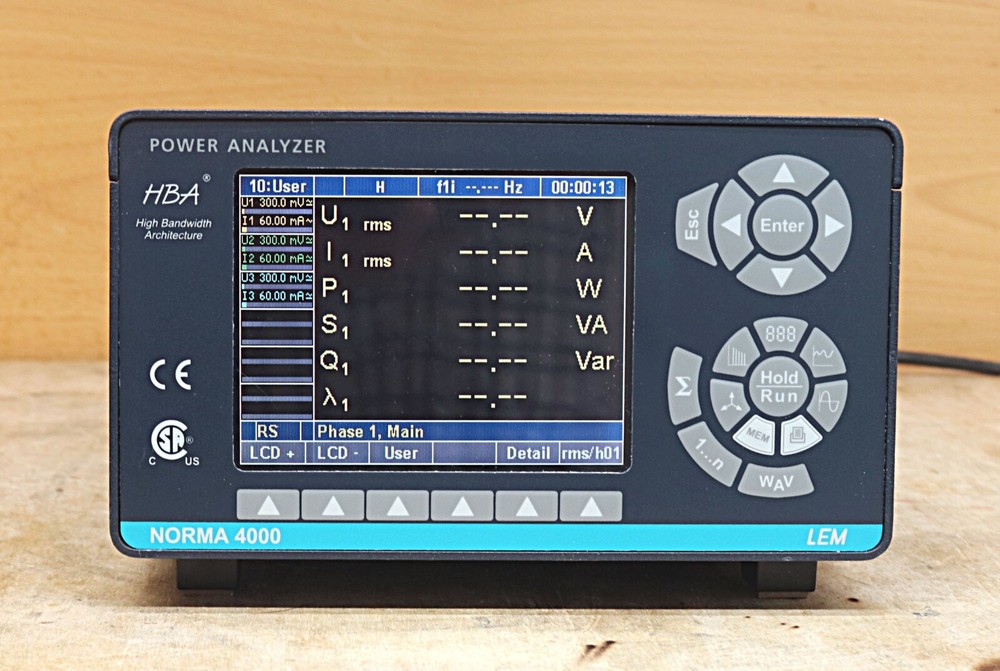 LEM Norma 4000 Power Analyzers, Fluke