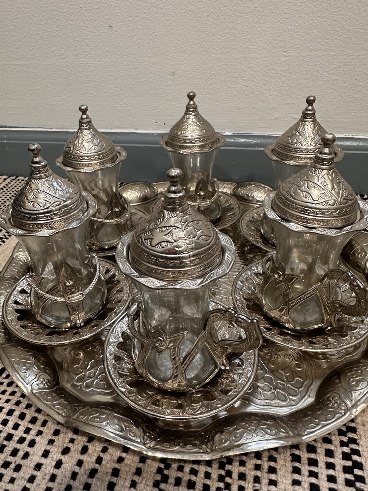 Traditional Silver Tea Set for 6