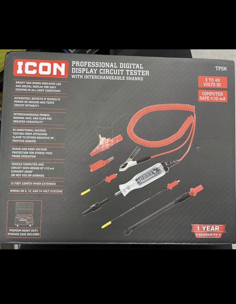 ICON Digital Display Circuit Tester=TPSK