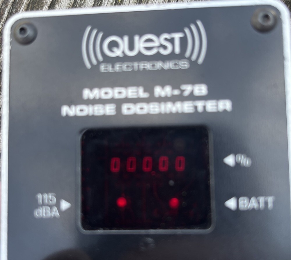 Quest Technologies M-7B Noise Dosimeter In Case - Free Same Day Shipping!