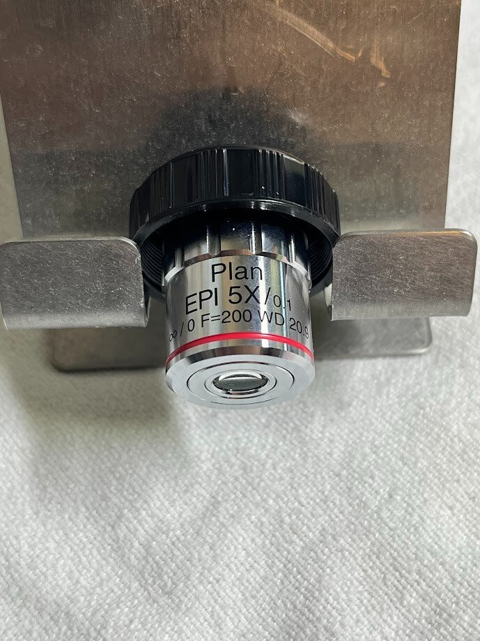 Meiji MA870, 5x Plan Achromat Epi Objective