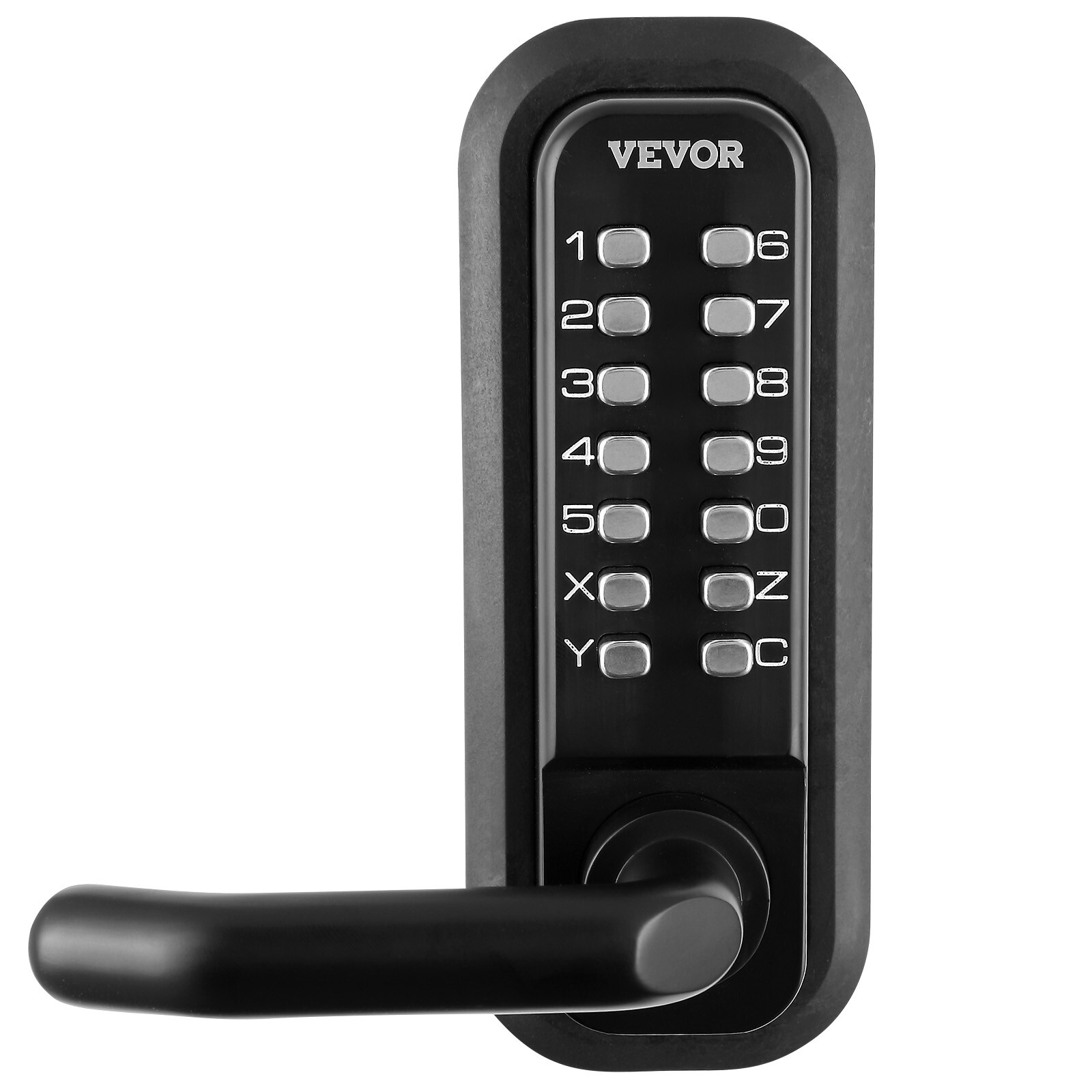 VEVOR Mechanical Keyless Entry Door Lock 14 Digit Keypad and Handle Embedded