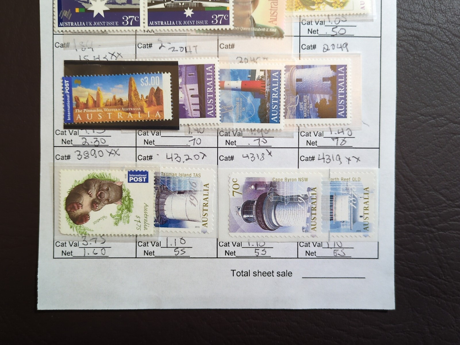 APC W5737 Australia used $150 scv on circuit sheets all identified