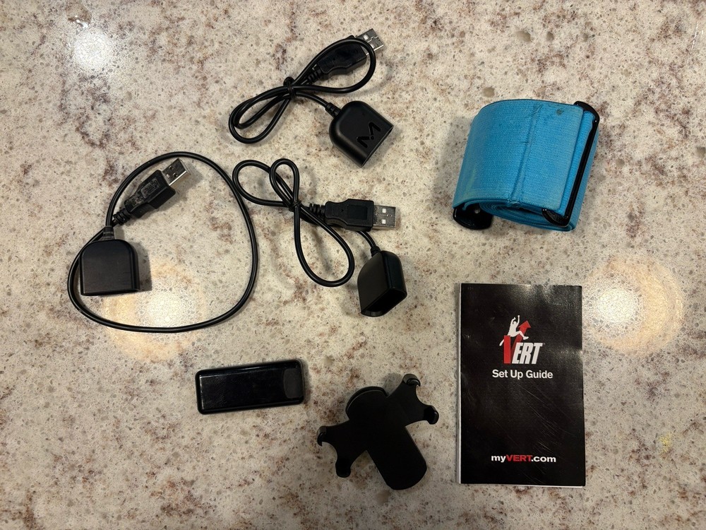 VERT Vertical Jump Sensor, Includes Sensor, Clip, Strap And Charger