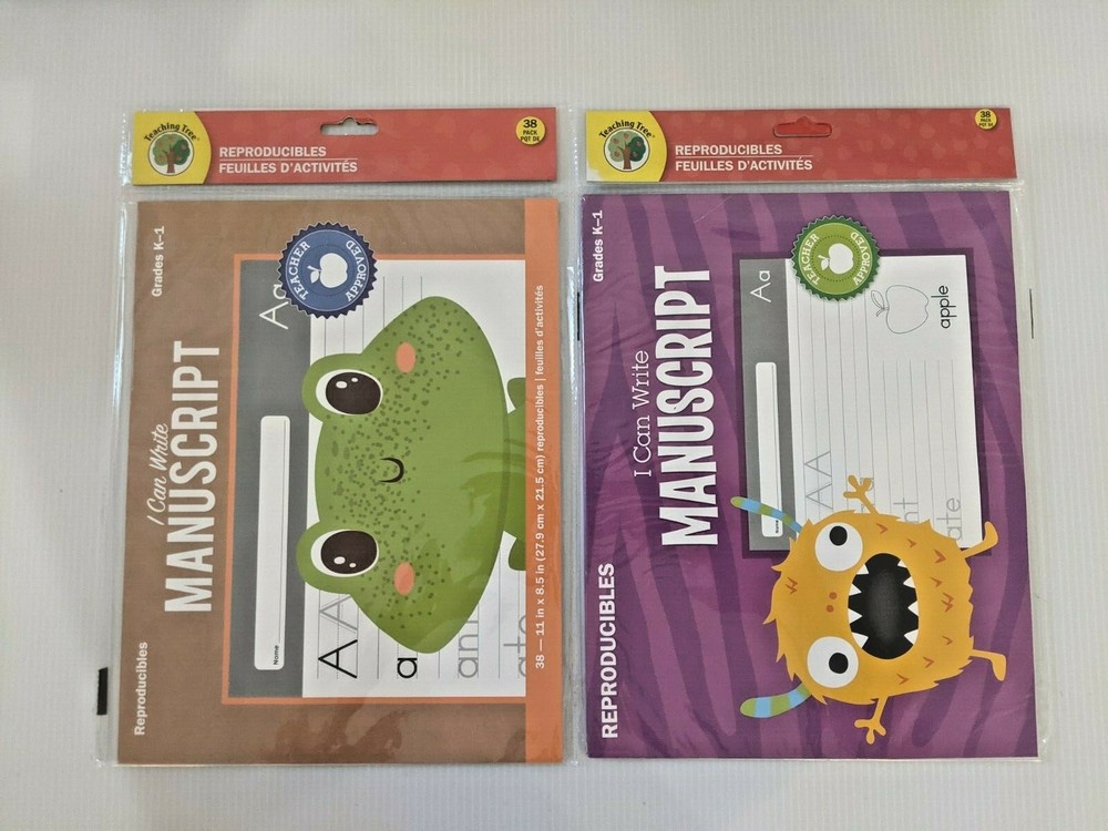 Teaching Tree, 9 Books, Map, Cursive, Math, Sight Words &, K-4, 38 Worksheets ea