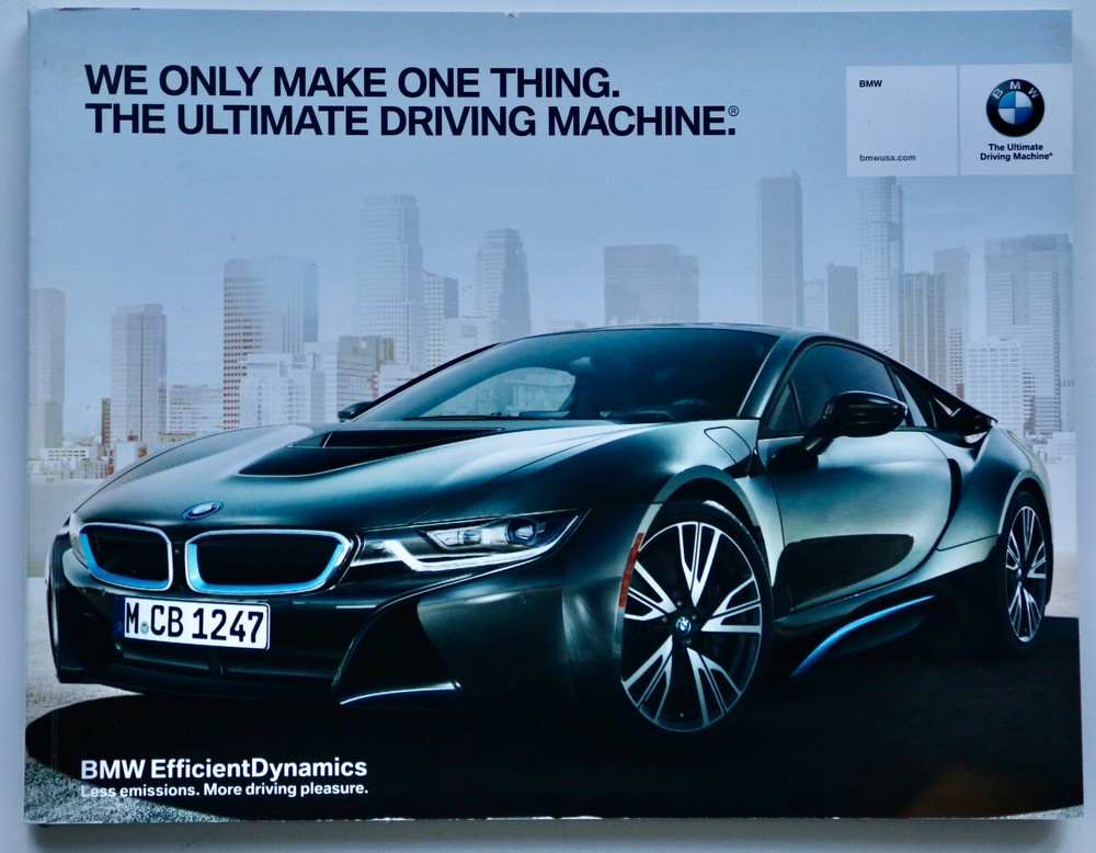 2014 BMW Brochure With i8 Cover - Includes 2014 Models and Specifications