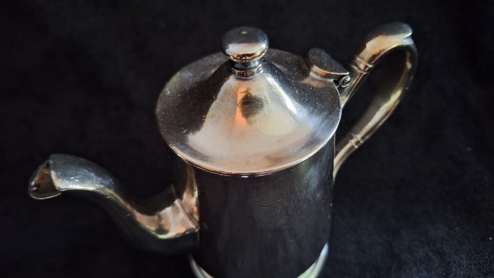 Vintage Victor S. Co. 55 0011508 81 Silver Plated Coffee Pot 5" Tall