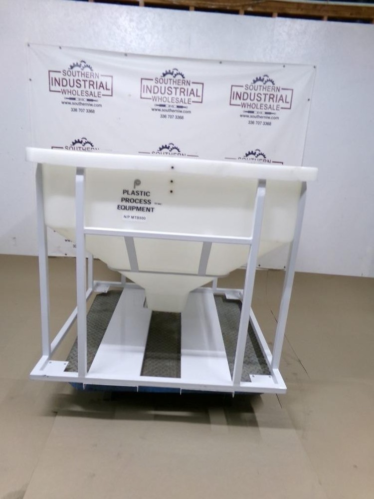 Plastic Process Equipment Material Bin MTB800, 800 LBS Capacity, 22.50 Cubic Ft.