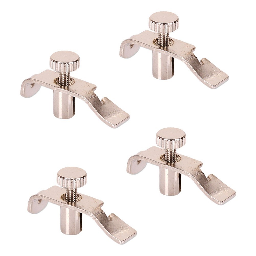 4pcs Professional Erhu String Adjusters Durable Erhu Adjustment Tools (Silver)