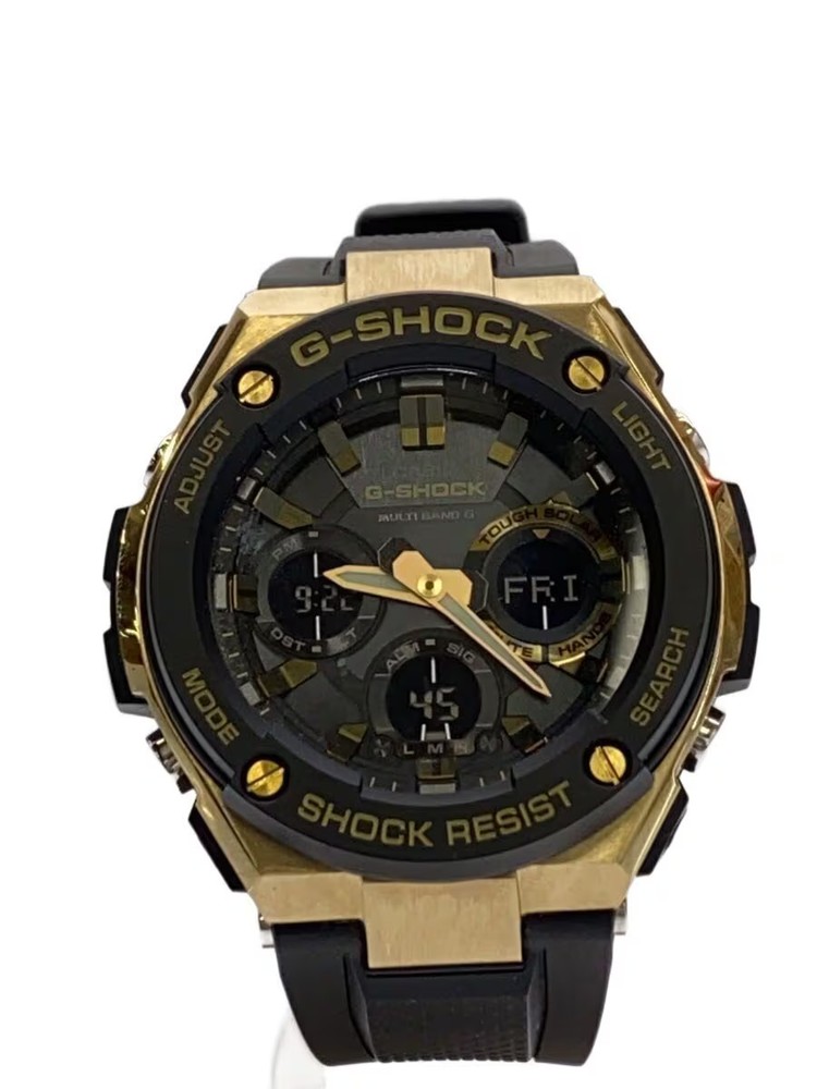 CASIO Solar Watch G SHOCK Digital Analog GLD BLK