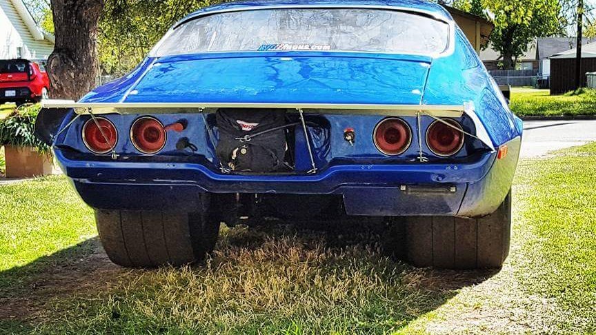 PRO STREET Chevy Camaro 70/73 Wing Black, Polished, Brushed Anodized