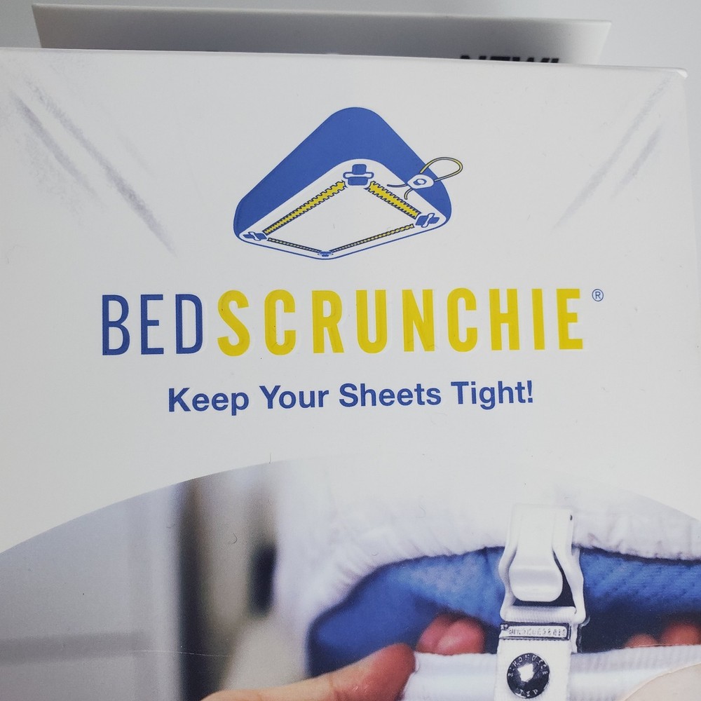 Bed Scrunchie - Ultimate Bed Sheet Holder Straps, 360 Bed Sheet Fastener.