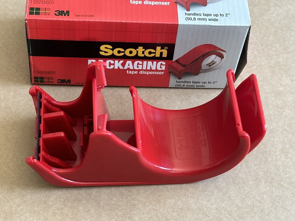 Scotch Compact and Quick Loading Dispenser for Box Sealing Tape 3" Core Plastic