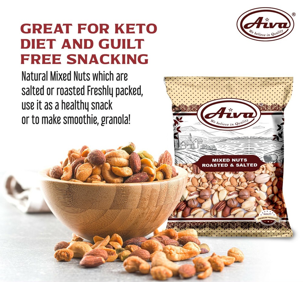 Aiva Roasted & Salted Nutmix 2 LB