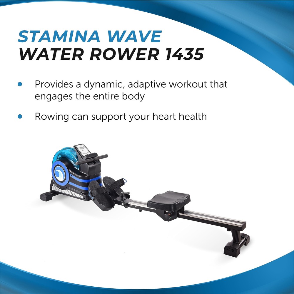 Stamina Inmotion Rower Compact, Efficient Cardiovascular Rowing Machine...