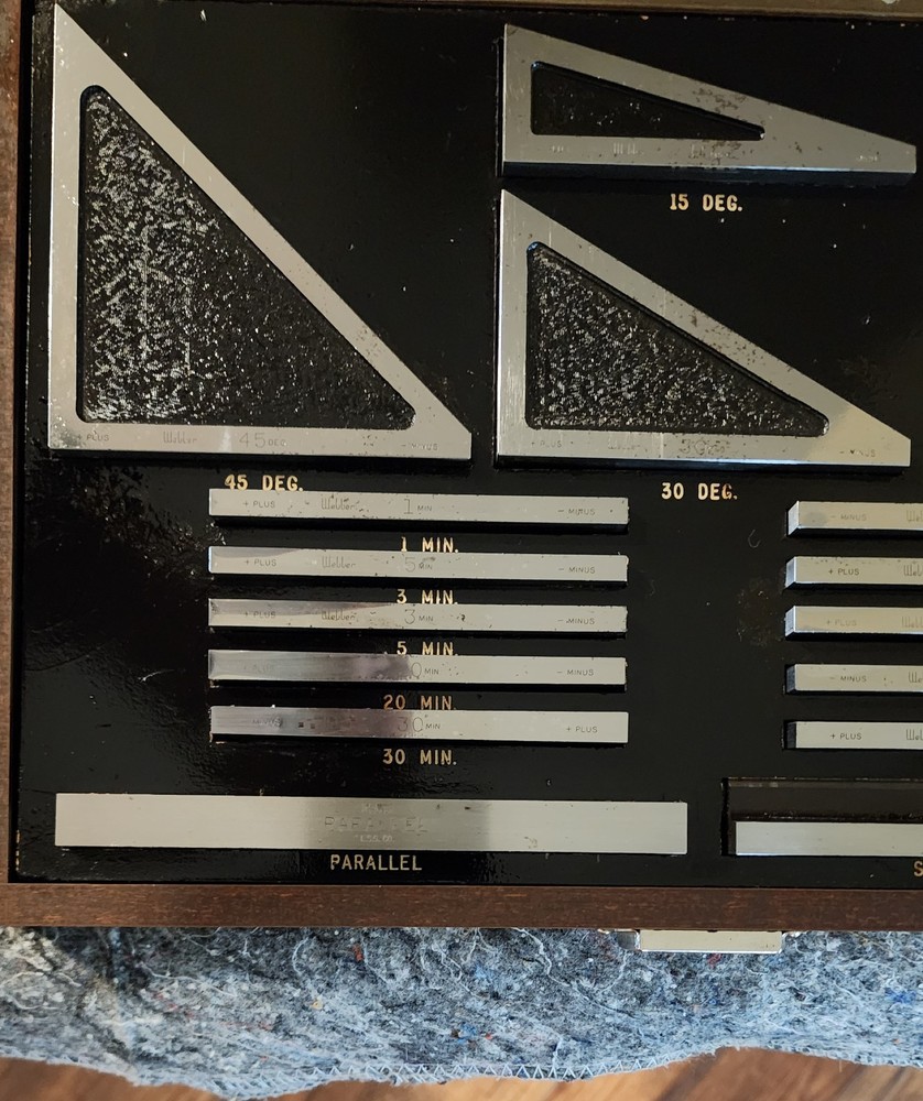 Starrett Weber Angle Block Set Model AG18TR